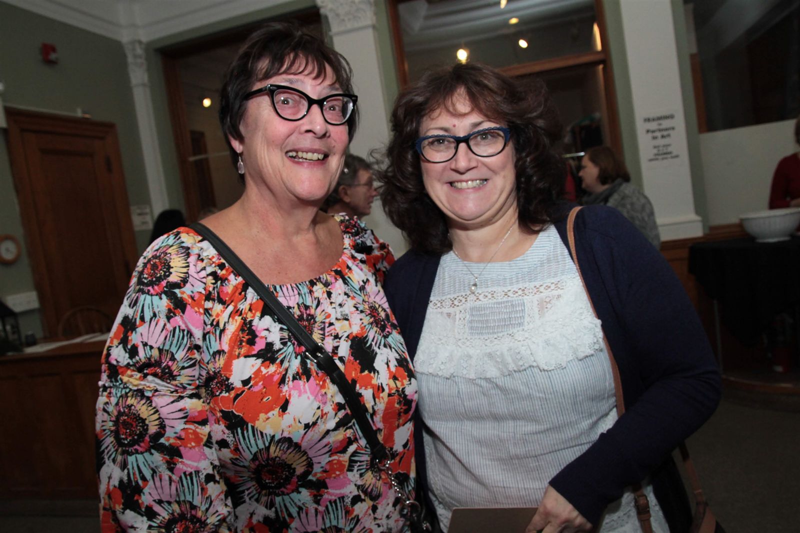 Smiles at Art Off the Wall in Carnegie Art Center